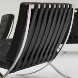 Barcelona chairs by Ludwig Mies van der Rohe for Knoll, 1980s