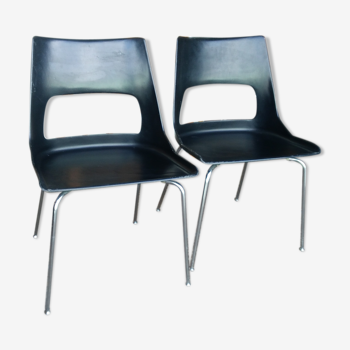 2 Kay Korbing Danemark fiberglass chairs