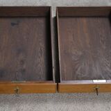 Small desk in apple and cherry wood, Louis XV – XVIII century.