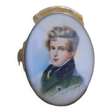 Miniature on ivory of the Aiglon after Daffinger,