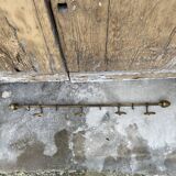 Brass coat rack