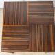 Vintage side table in rosewood & bronze – 1960s