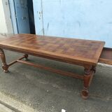 Grande table de ferme chene