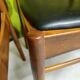 4 Chaises Teck HENNING KJAERNULF 1960"