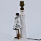 Old art deco ceramic lamp Pierrot 1930/40