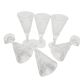 Art Deco Polish champagne glasses, 1900s, set of 6