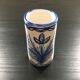 Lot 5 vases décor bleu signé