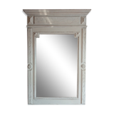Old beveled trumeau mirror 105x73cm