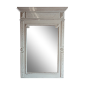 Old beveled trumeau mirror 105x73cm