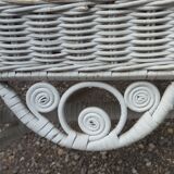 Victorian peacock style armchair