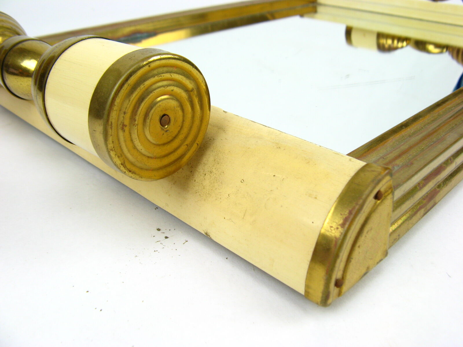 Plateau miroir art déco