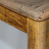 Raw oak stool 600mm