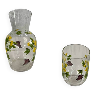 Hand painted drink set