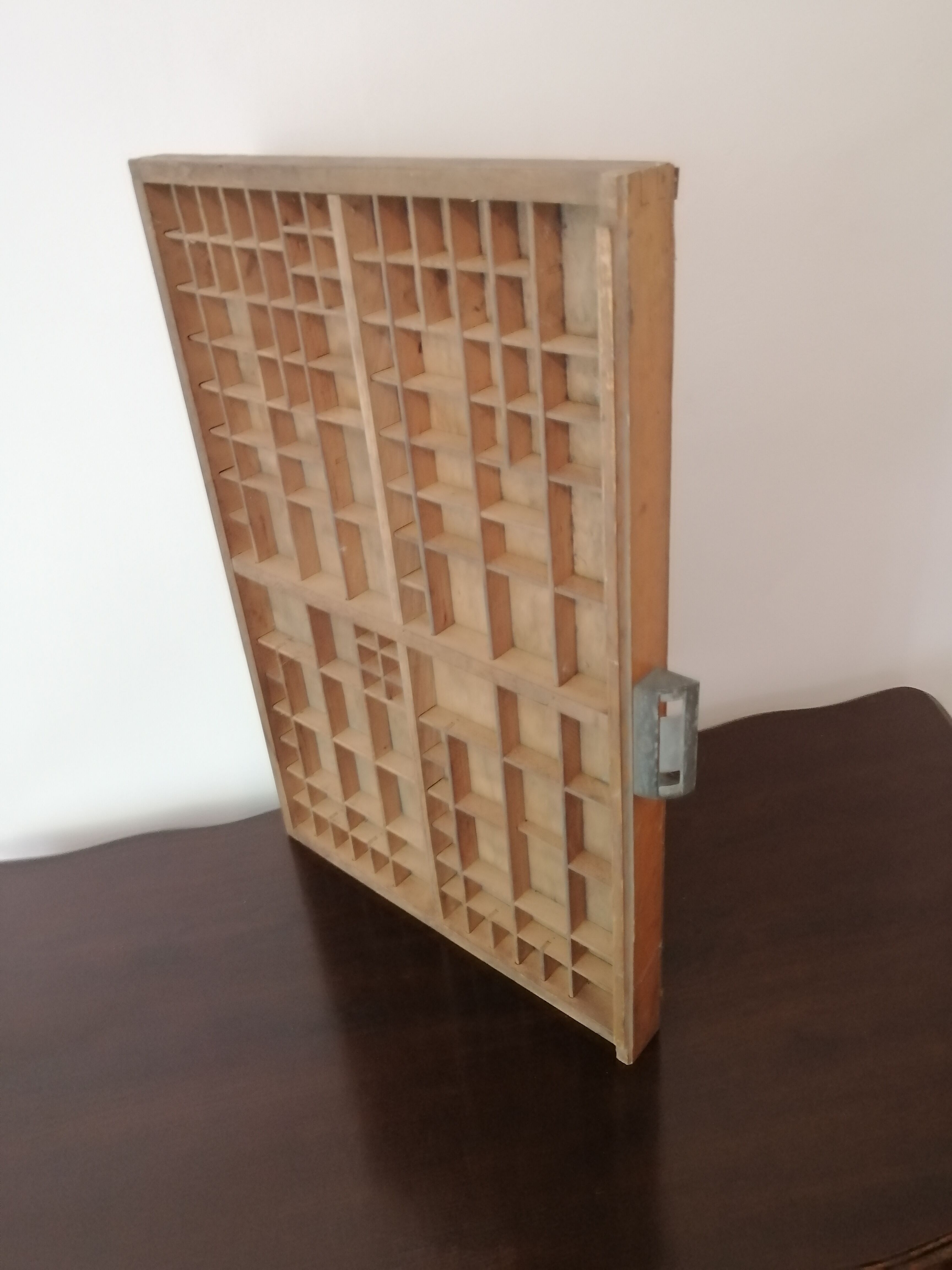 Wooden printer locker