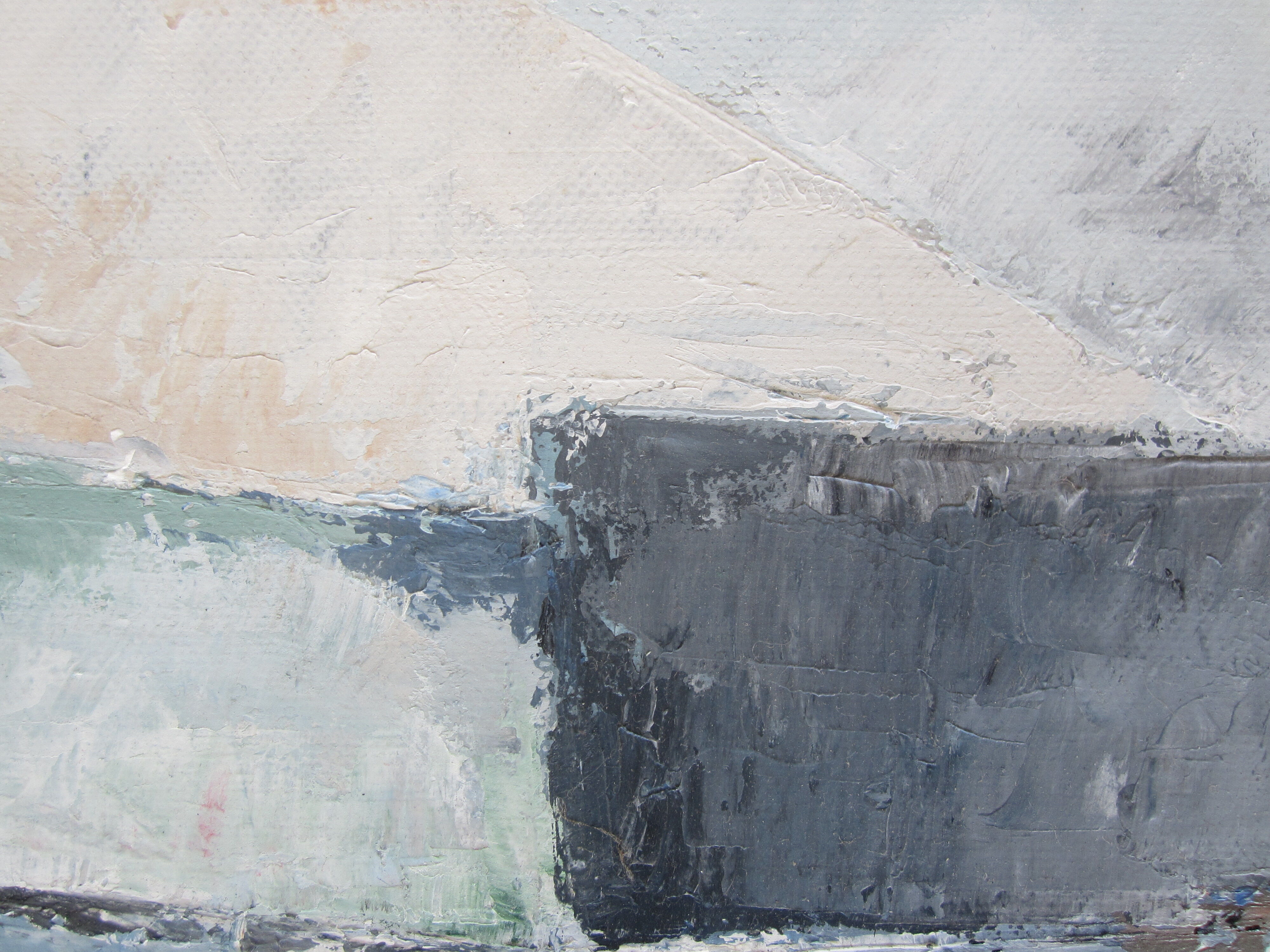 Toile acrylique paysage abstrait