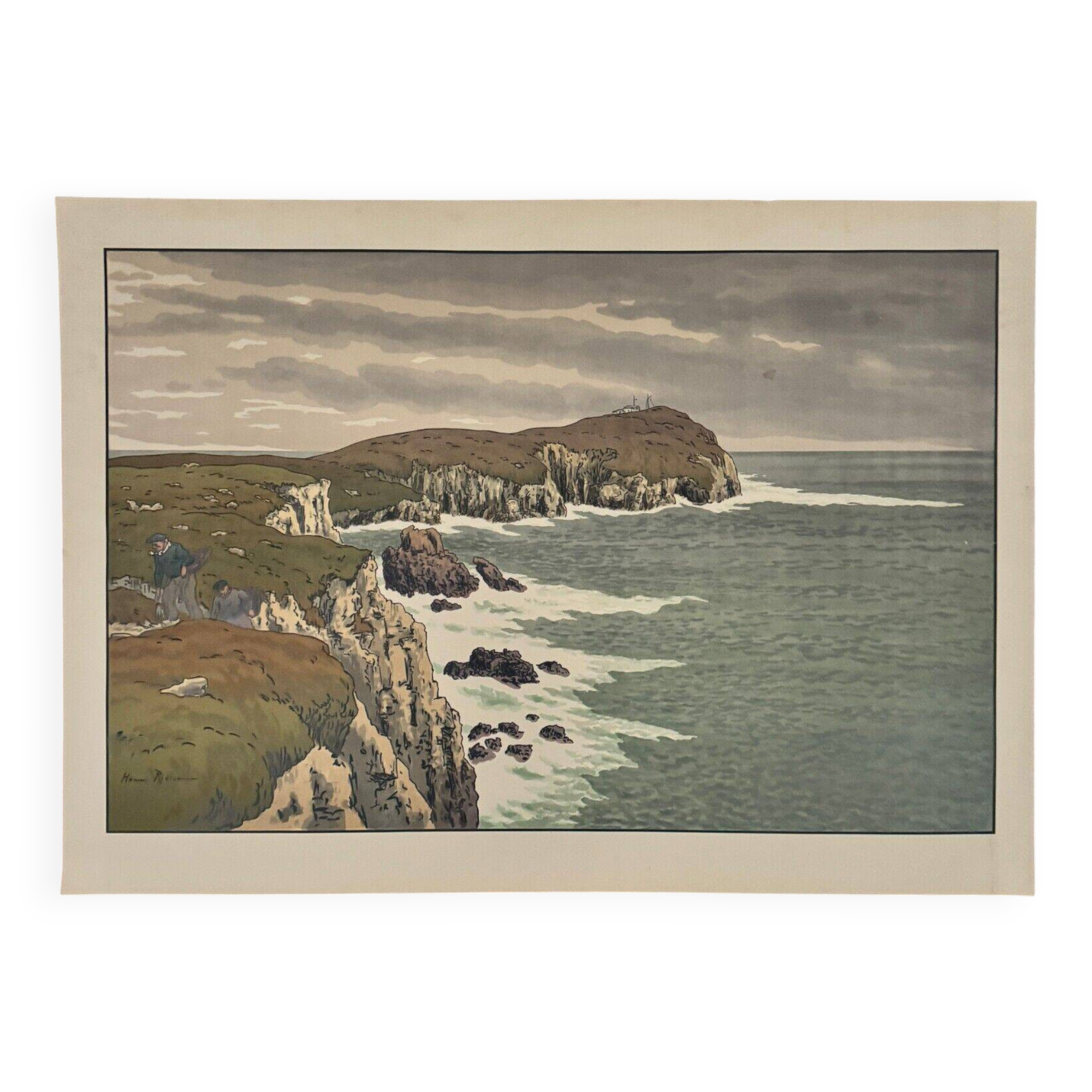 Lithograph by Henri Rivière Aspects of Nature - Cape Town