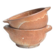 Stoneware bowl duo