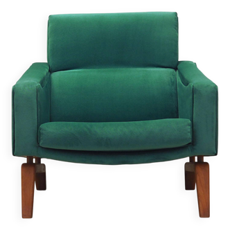 Green armchair, Danish design, 1970s, production: Denmark