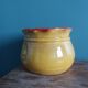 Planter, glazed terracotta flower pot, Provençal pottery