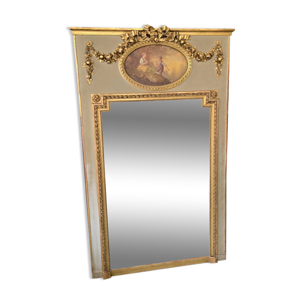 Miroir trumeau de style Louis XVI - XIXe