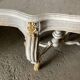 Table violin white marble