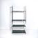 Vintage Italian freestanding shelf in chrome, 1970s
