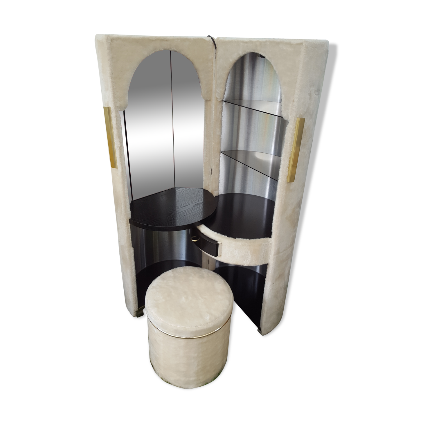 Coiffeuse cylindrique, 70's