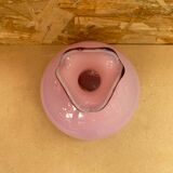 Ancien Vase Soliflore Opaline Rose Vintage