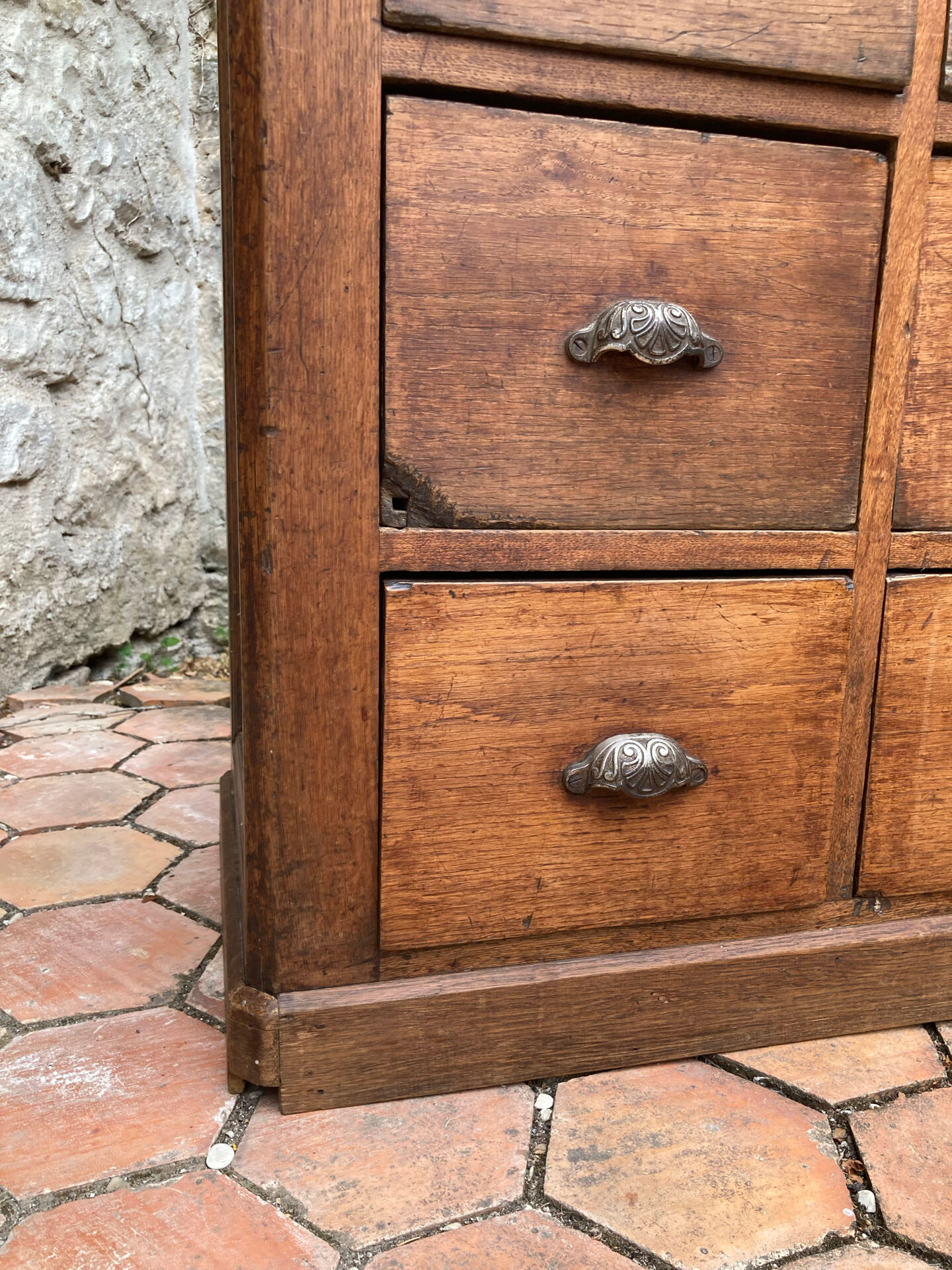 Meuble de métier ancien 9 tiroirs