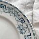 6 flat plates in iron earth “Athens” Saint Amand and Hamage