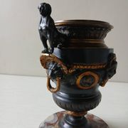 Ancient Médicis vase in gilded bronze with sphinxes – Napoleon III 19th century