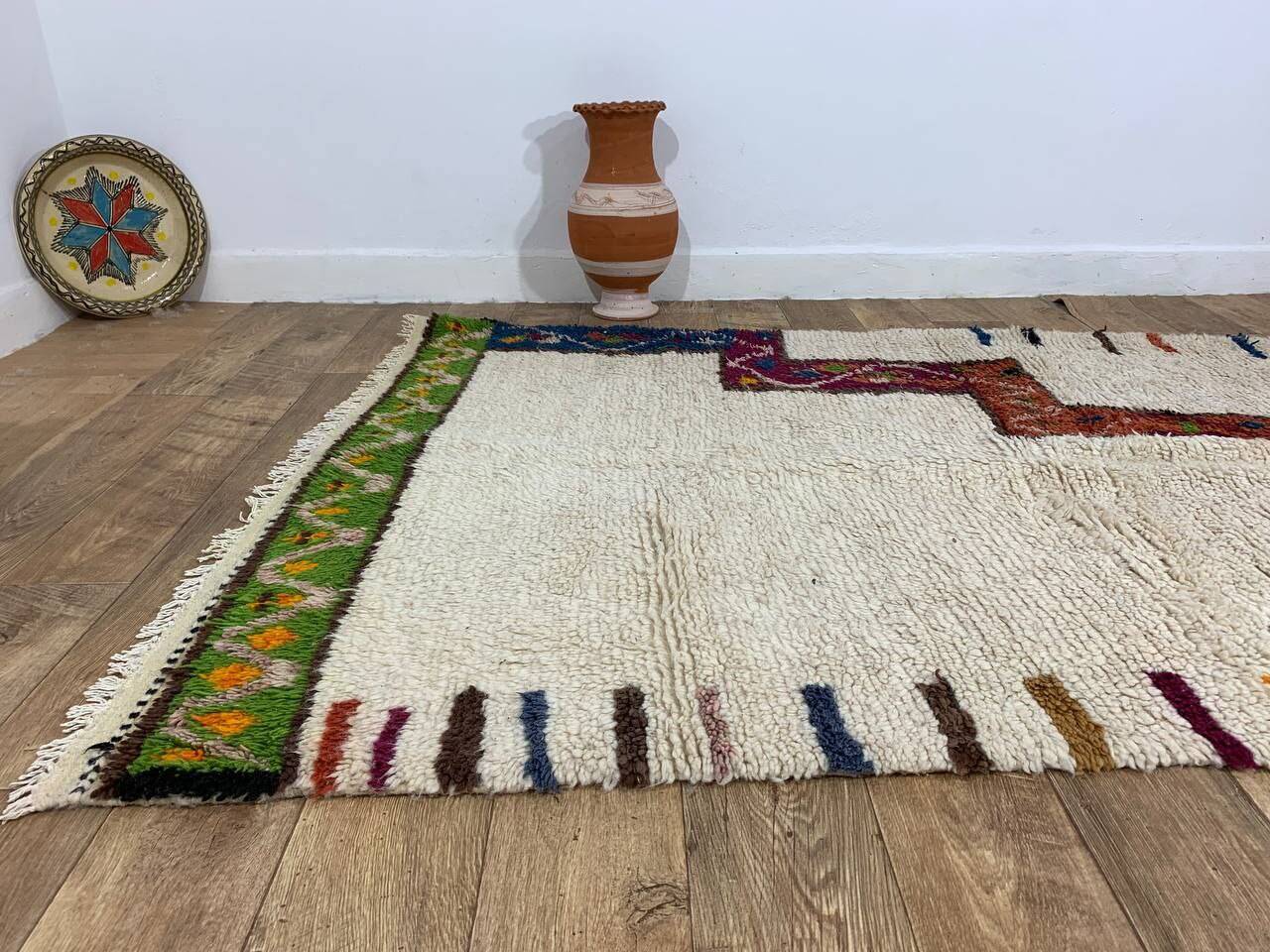 Handmade Moroccan Berber rug 258 X 150 CM
