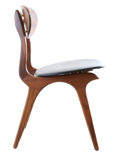 Set of 4 AWA dining chairs Louis van Teeffelen 'Ottersum'