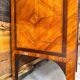 Jumping commode in fruitwood and marble