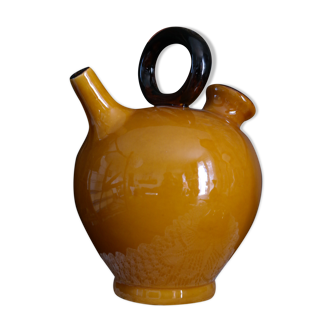 Glazed ceramic gargulette jug