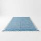 Blue Zanafi Moroccan rug 200x300 cm