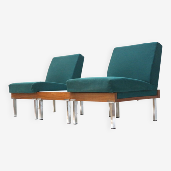 Set of 2 armchairs and coffee table / modular sofa made in the 60s