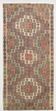 Tapis Kilim ancien de taille rare 6x13, robuste, 180x385 cm