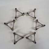 Set of six Ceasar Stoffi and Fritz Nagel for Quist candle holders, Germany 1950's