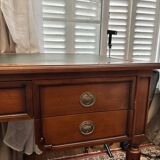 Louis XVI Wood/Leather Desk