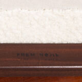 Poul Volther armchair and ottoman by Frem Røjlen