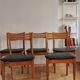 Set 5 vintage Scandinavian chairs
