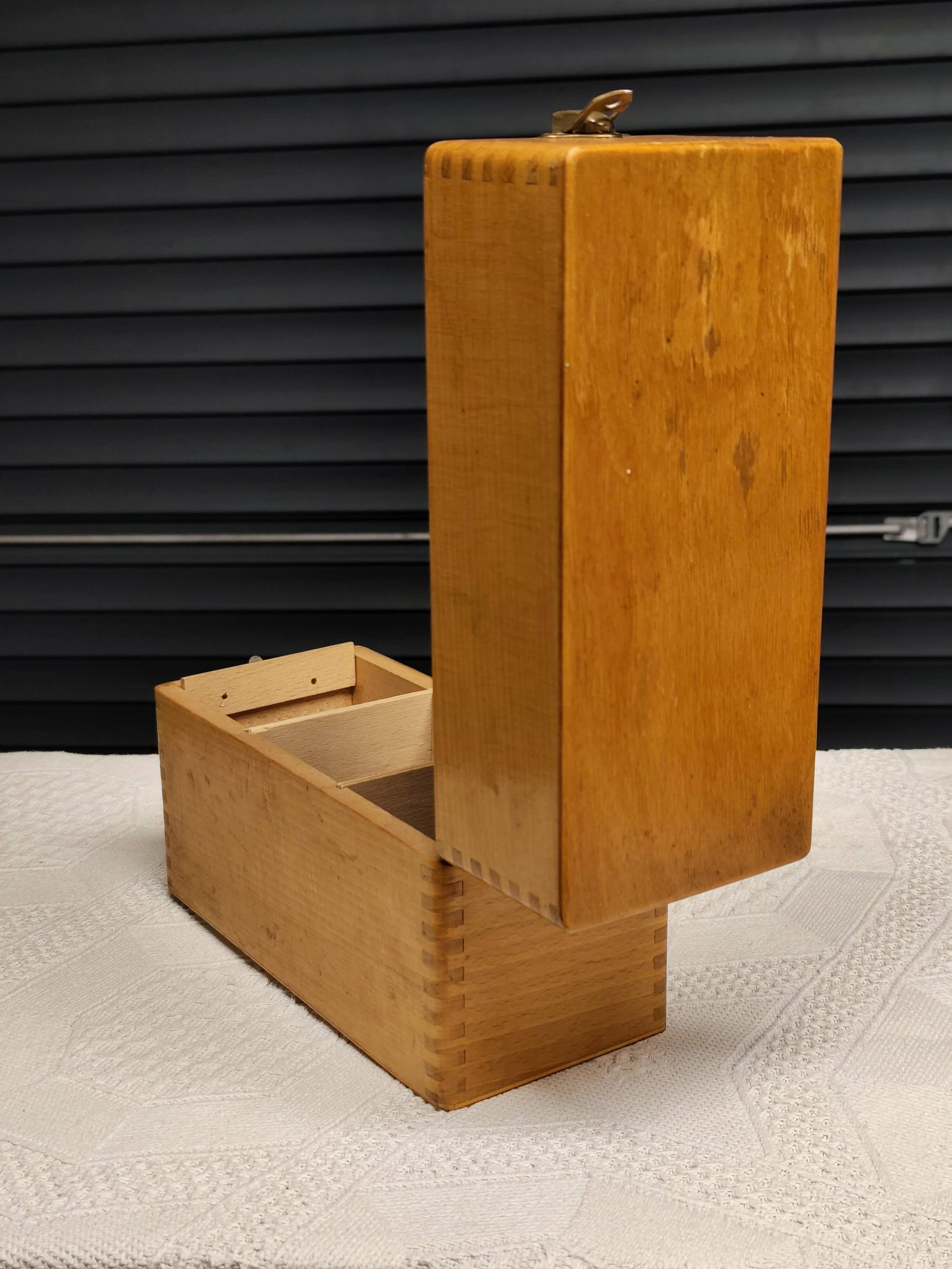 "Vintage" index card boxes