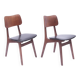 2 vintage Danish Scandi chairs