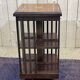 Mahogany revolving bookcase from the 1950s