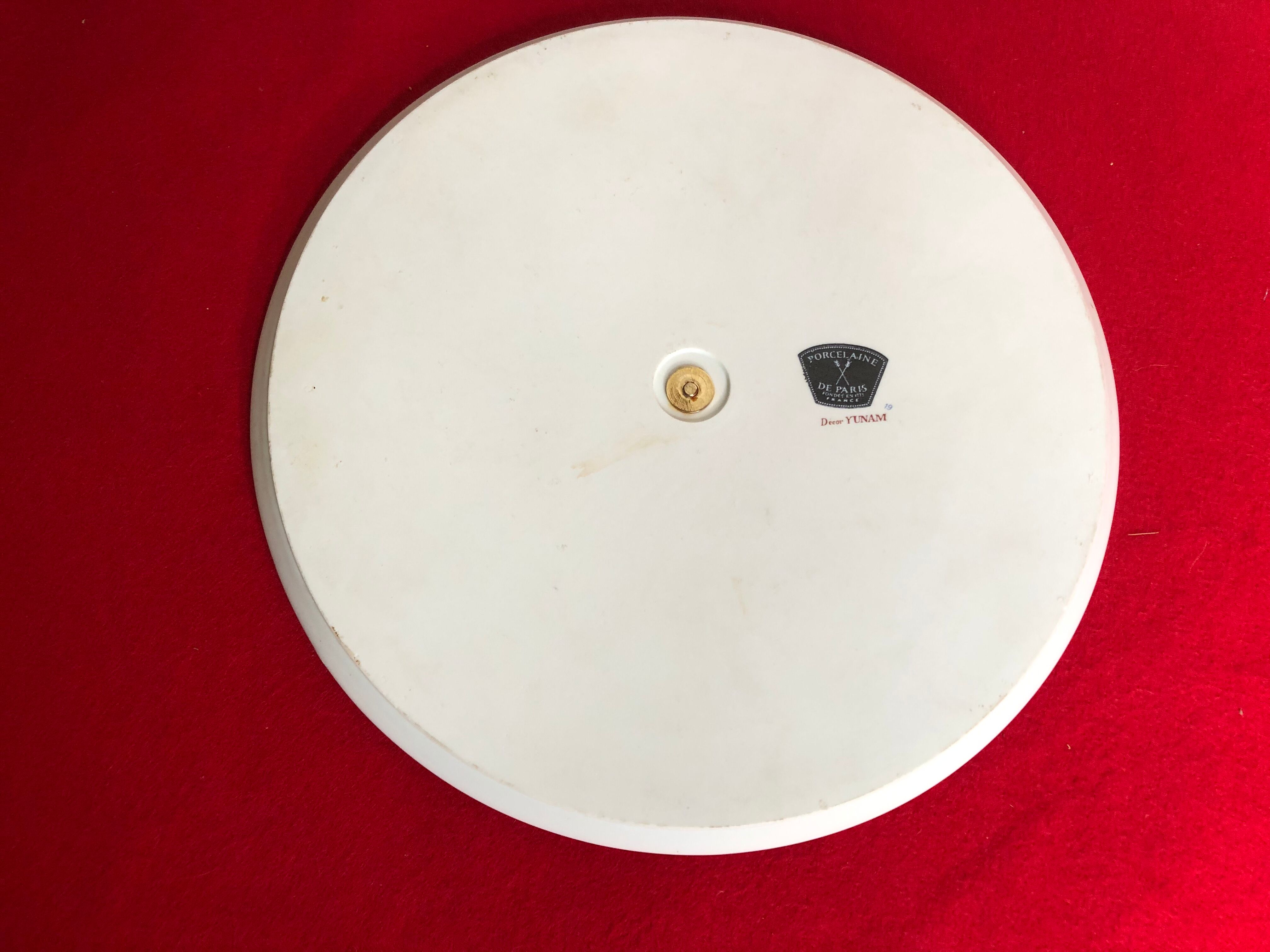 CHEESE service dish in Porcelain of Paris model YUNAM