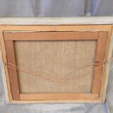 Oil on marine canvas a abougit environ du grau du roi