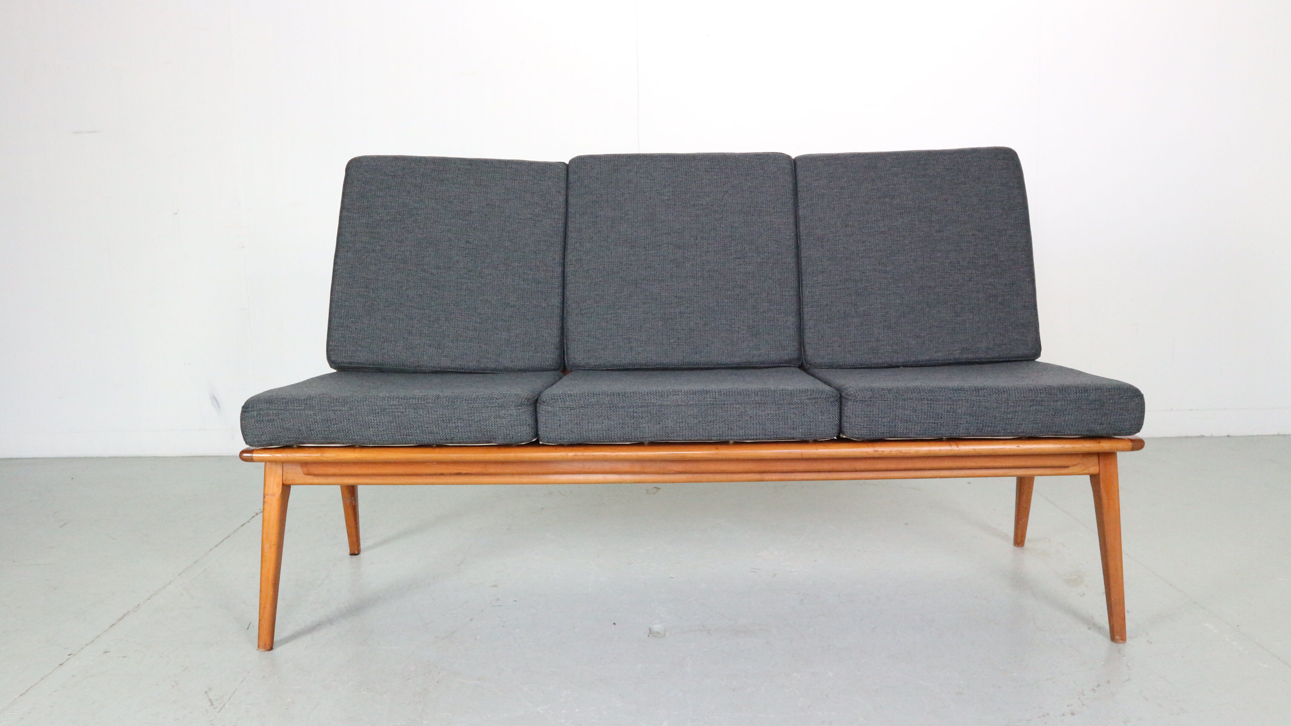 Mid-Century Modern Hans Mitzlaff 1950s Boomerang Sofa for Eugen Schmidt, 1950's