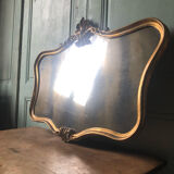 Golden vintage mirror