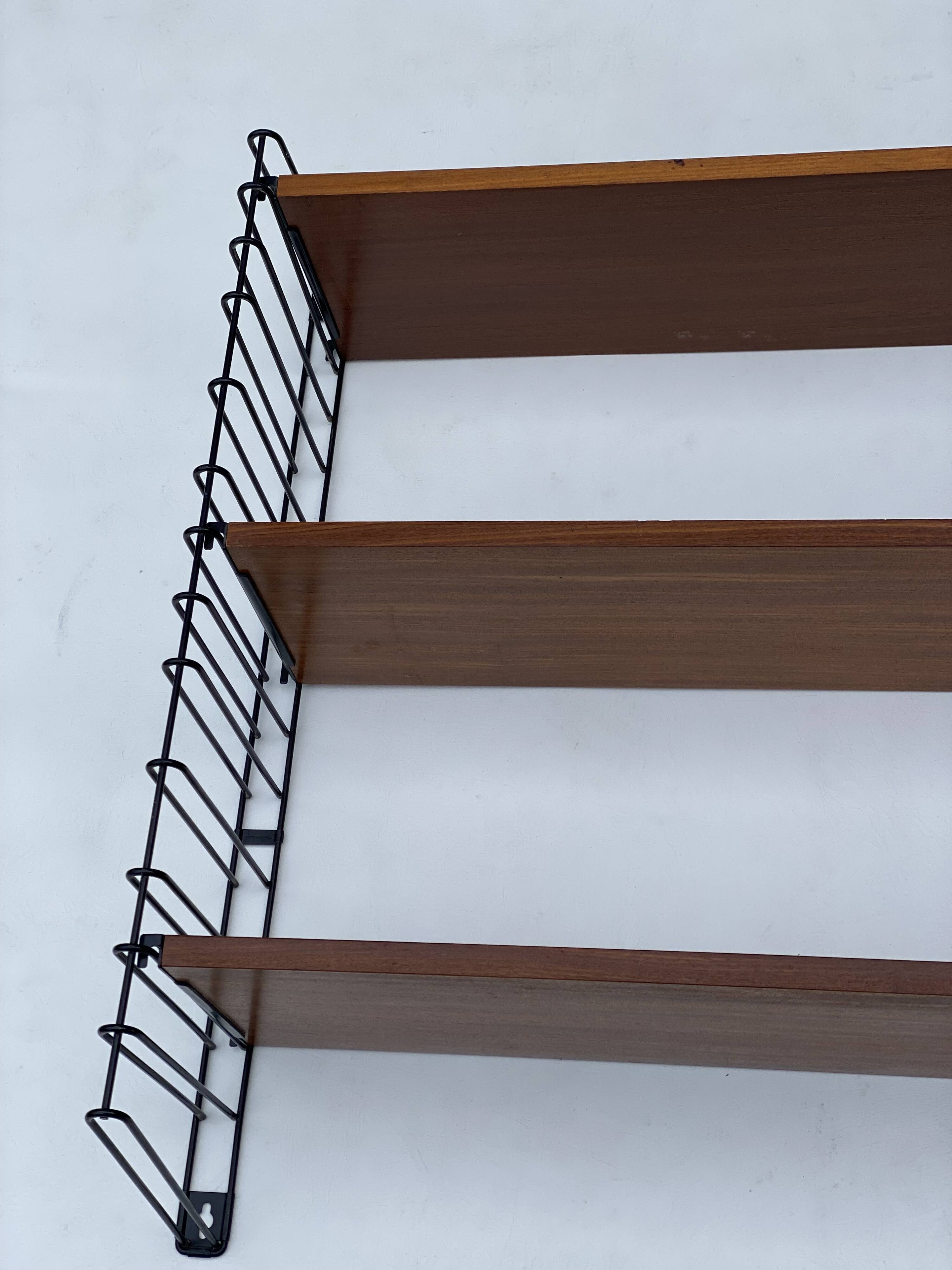 Vintage Teak Wall Shelves by Tomado